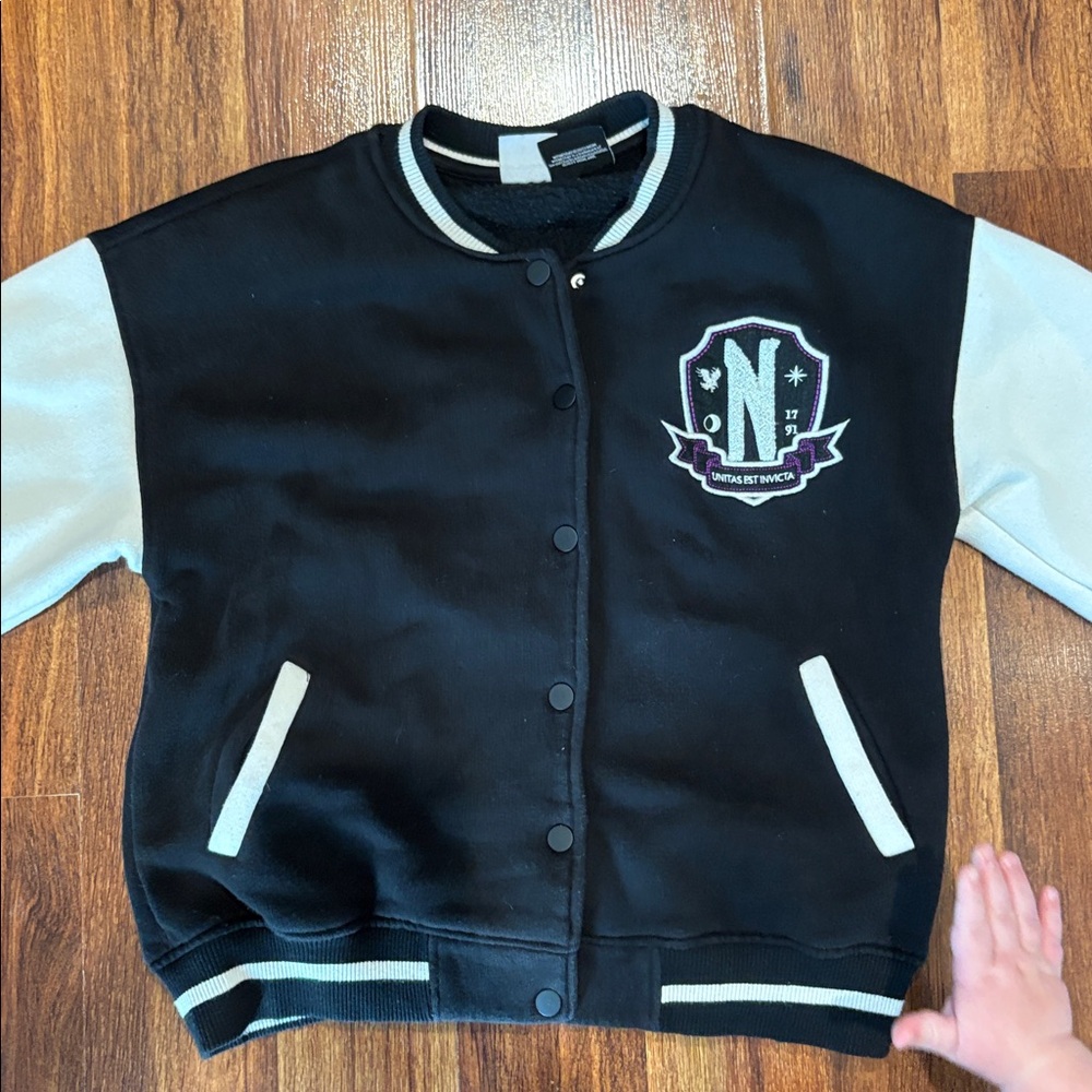 Zara x Wednesday Bomber Jacket 9/10